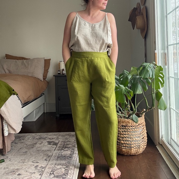 LinenTales Gladious Pants in Cardamom - Picture 3 of 3